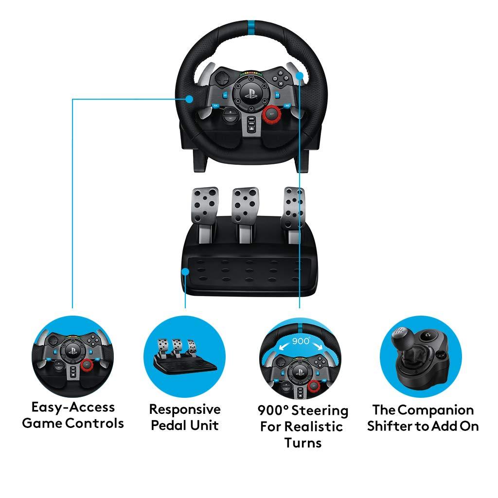  Logitech Driving Force G29 Racing Wheel for