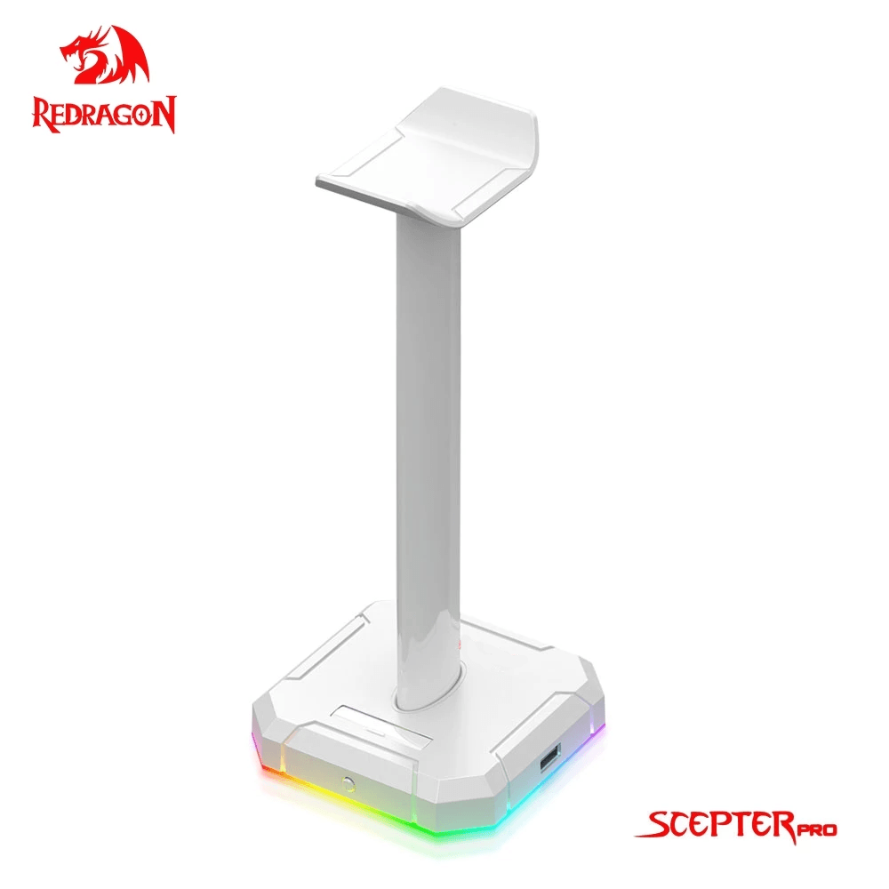 REDRAGON SCEPTER PRO GAMING HEADSET STAND (WHITE) (HA300-W) - DataBlitz