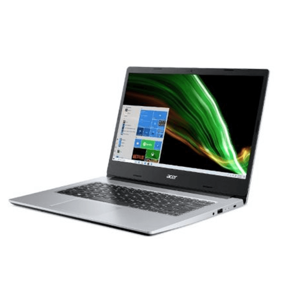 ACER ASPIRE 3 A314-35-P4BJ Laptop (Pure Silver) | 14" HD | Pentium Silver N6000 | 8GB LPDDR4 | 256GB SSD | INTEL UHD | WIN10 + ACER Entry Run Rate Backpack E-1620-P (LZBPKM6B12) - DataBlitz