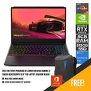 LENOVO IDEAPAD GAMING 3 15ACH6 82K20039PH LAPTOP (SHADOW BLACK) | 15.6” FHD | RYZEN 7 5800H | 8GB DDR4 | 512GB SSD | RTX 3060 | WIN11 + M100 RGB GAMING MOUSE + LENOVO IDEAPAD GAMING 15.6” BACKPACK - DataBlitz
