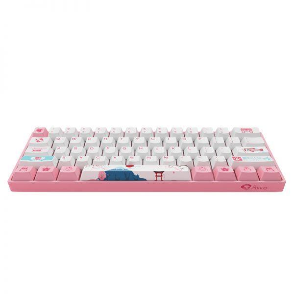 Akko World Tour Tokyo 3061S 60% 61-Key Pink Mechanical Gaming Keyboard, RGB  Backlit, Hot-swappable Wired with OSA Profile PBT Keycaps and NKRO,  Programmable for Mac&Win (Jelly Purple Switches) : Buy Online at