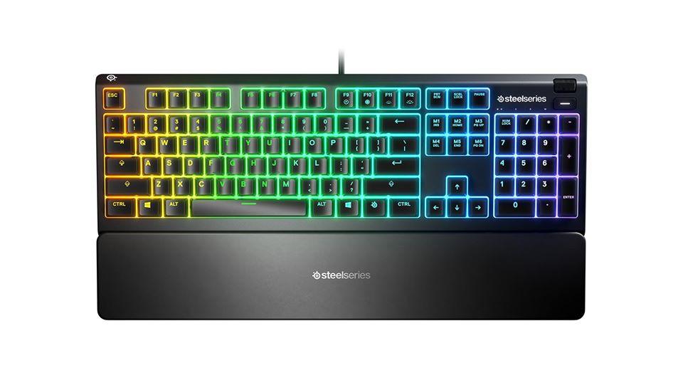 STEELSERIES APEX 3 RGB GAMING KEYBOARD WHISPER QUIET (PC/MAC/XBOXONE/PS4) (US64795) - DataBlitz