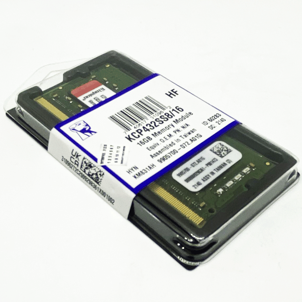 KINGSTON 16GB DDR4 3200MHZ MEMORY MODULE (KCP432SS8/16) - DataBlitz