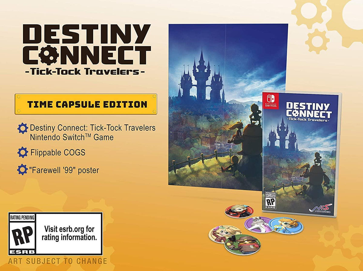 Nintendo Switch Destiny Connect Tick-Tock Travelers Time Capsule Edition