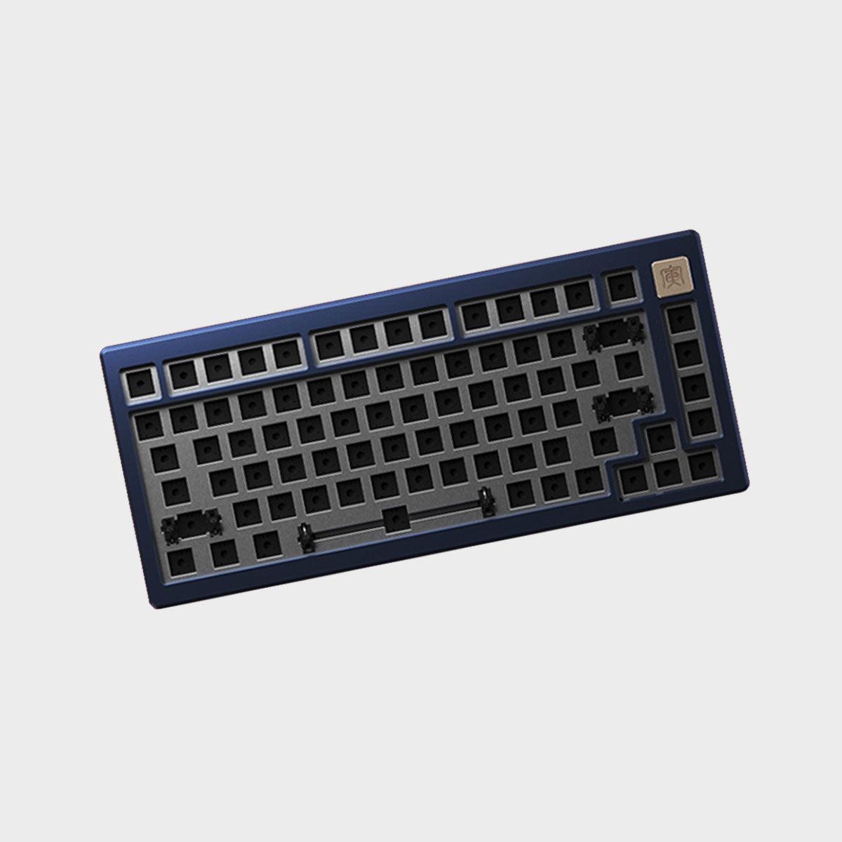 AKKO MOD006 RGB Hot-Swappable Mechanical Keyboard DIY Kit With Gasket Mount Structure (Midnight Blue) - DataBlitz