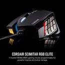 CORSAIR GAMING SCIMITAR RGB ELITE MOBA/MMO GAMING MOUSE - DataBlitz