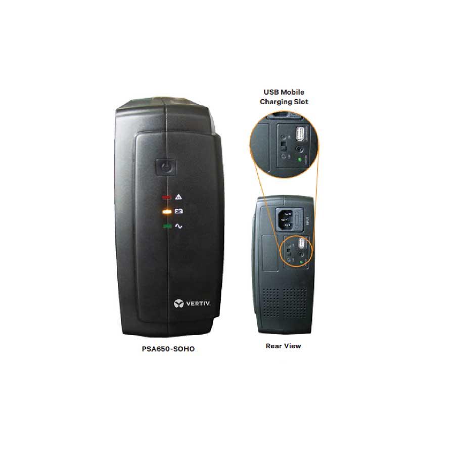 Vertiv Liebert ITON PSA650-SOHO 650VA 230V AVR Universal Sockets UPS - DataBlitz
