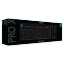 LOGITECH PRO X GAMING KEYBOARD (GX BLUE CLICKY) - DataBlitz