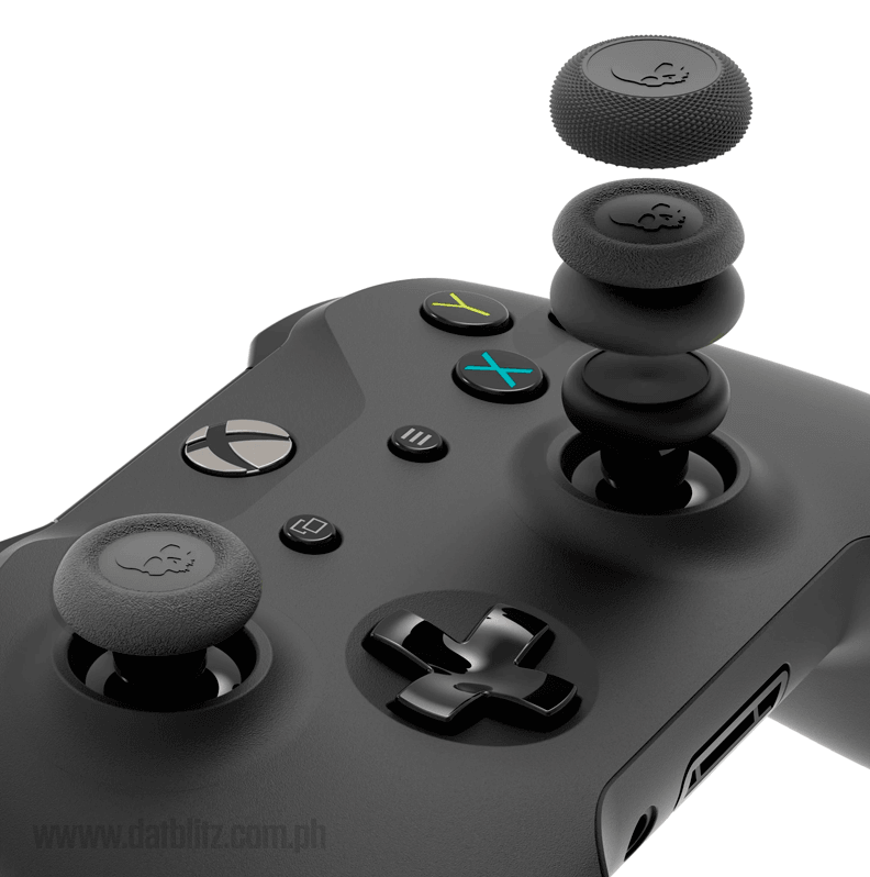 SKULL & CO. XBOXONE THUMB GRIP FOR XSX/XB1 CONTROLLER (BLACK) (SET OF 6) - DataBlitz