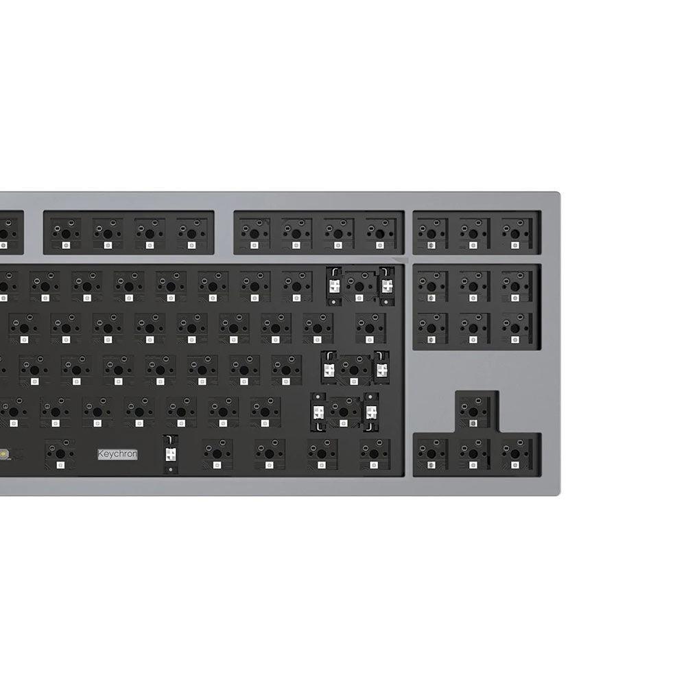 Keychron Q3 QMK Custom Mechanical Barebone Wired Keyboard (Silver Grey) (Q3A2) - DataBlitz