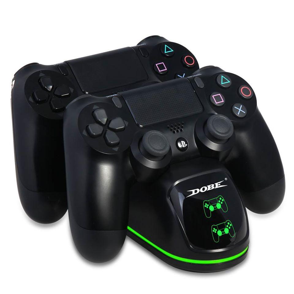 DOBE PS4 DUAL CHARGING DOCK FOR PS4 WIRELESS CONTROLLER (PS4/SLIM/PRO) (TP4-1796) NEW MODEL - DataBlitz