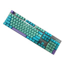 104 Doubleshot OEM PBT Keycaps (Cyan Purple) - DataBlitz