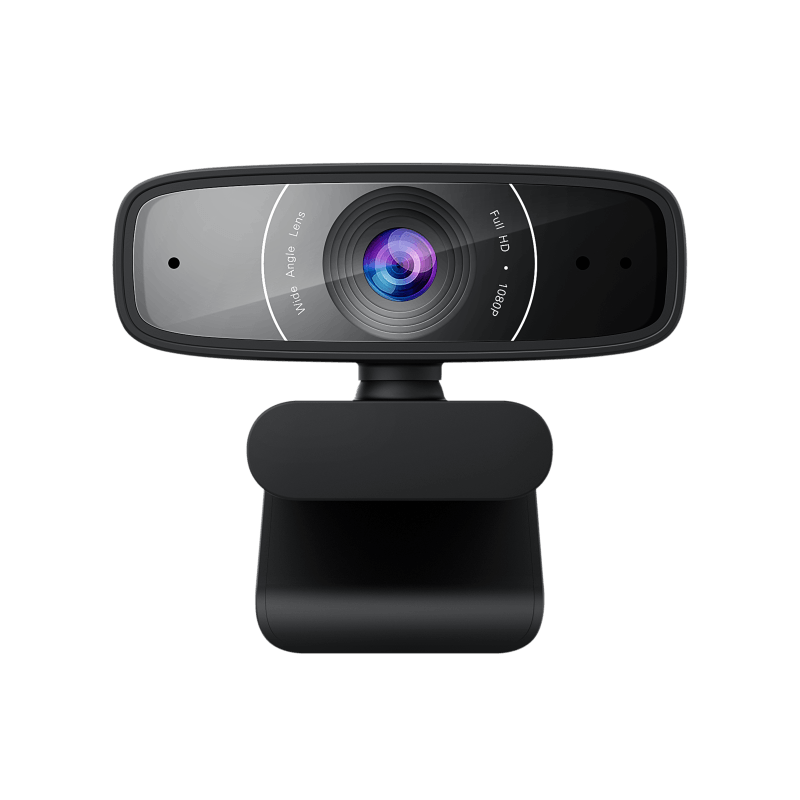 ASUS WEBCAM C3 FULL HD WEBCAM W/ BEAMFORMING MICROPHONE - DataBlitz