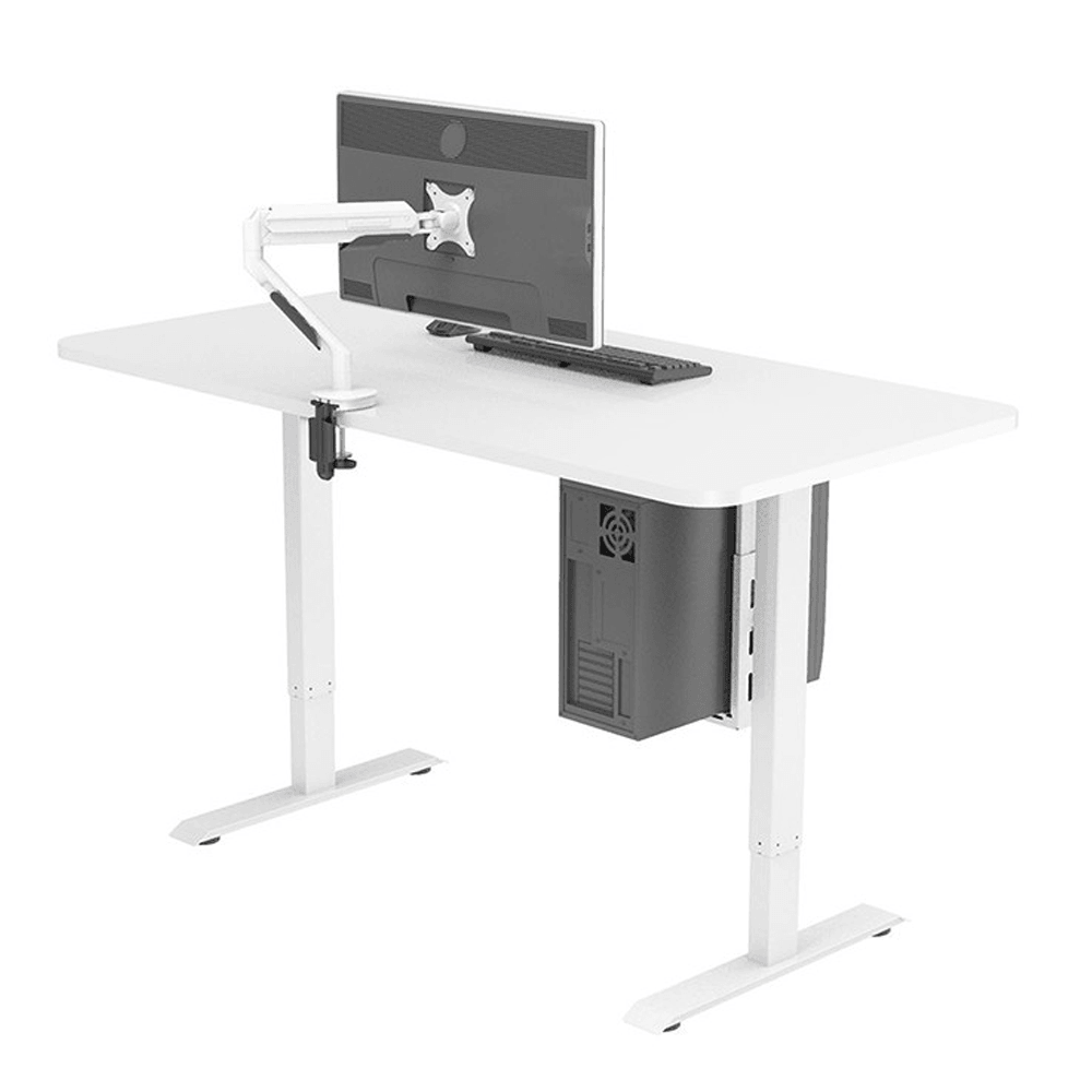 FLEXISPOT SINGLE MONITOR MOUNT 17-36 INCHES (WHITE) (MA8W) - DataBlitz