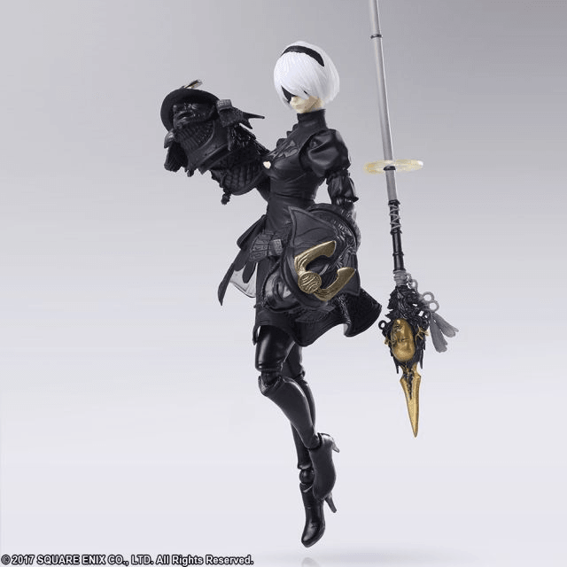NIER AUTOMATA BRING ARTS YORHA NO.2 TYPE B & MACHINE LIFEFORM SET FIGURE - DataBlitz