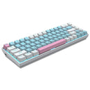 E-YOOSO Z-686 Single Light 68 Keys Hot Swappable Mechanical Keyboard Blue/White (Red Switch) - DataBlitz