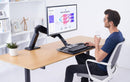 NORTH BAYOU NB40 SIT-STAND WORKSTATION 22-32 INCH (BLACK) - DataBlitz