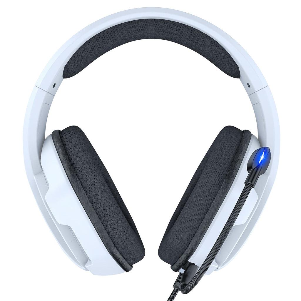 Onikuma X27 RGB Gaming Headset With Mic And Noise Cancelling (White) - DataBlitz