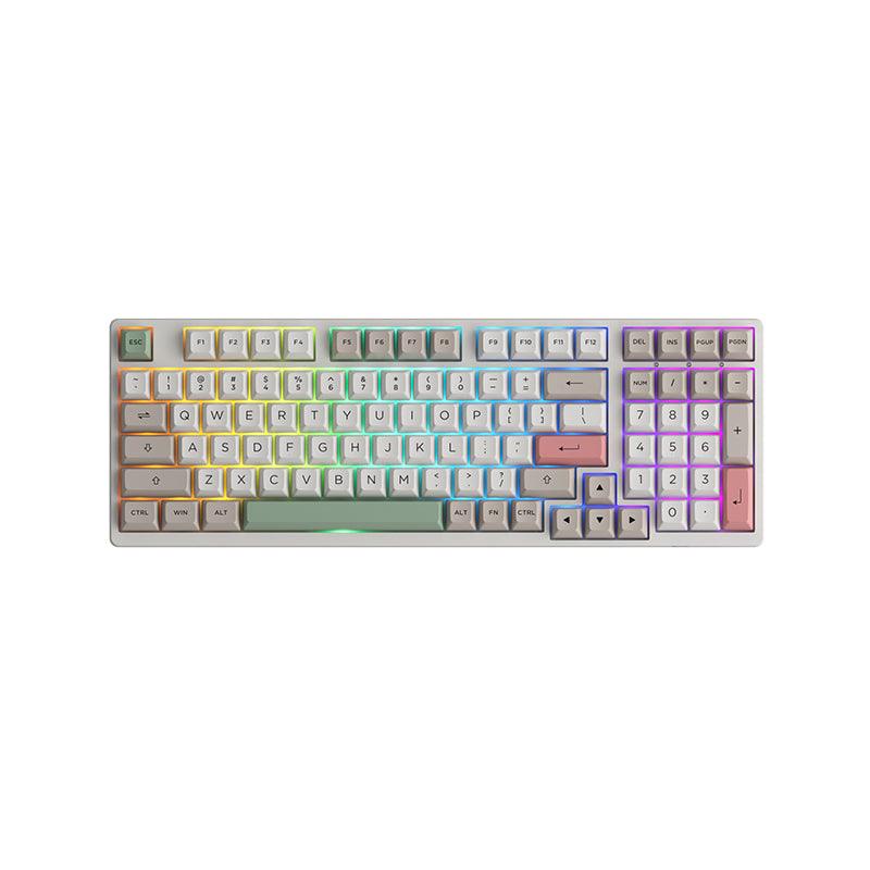 Akko 9009 Retro 3098B Multi-Modes RGB Mechanical Keyboard (AKKO CS Jelly White) - DataBlitz
