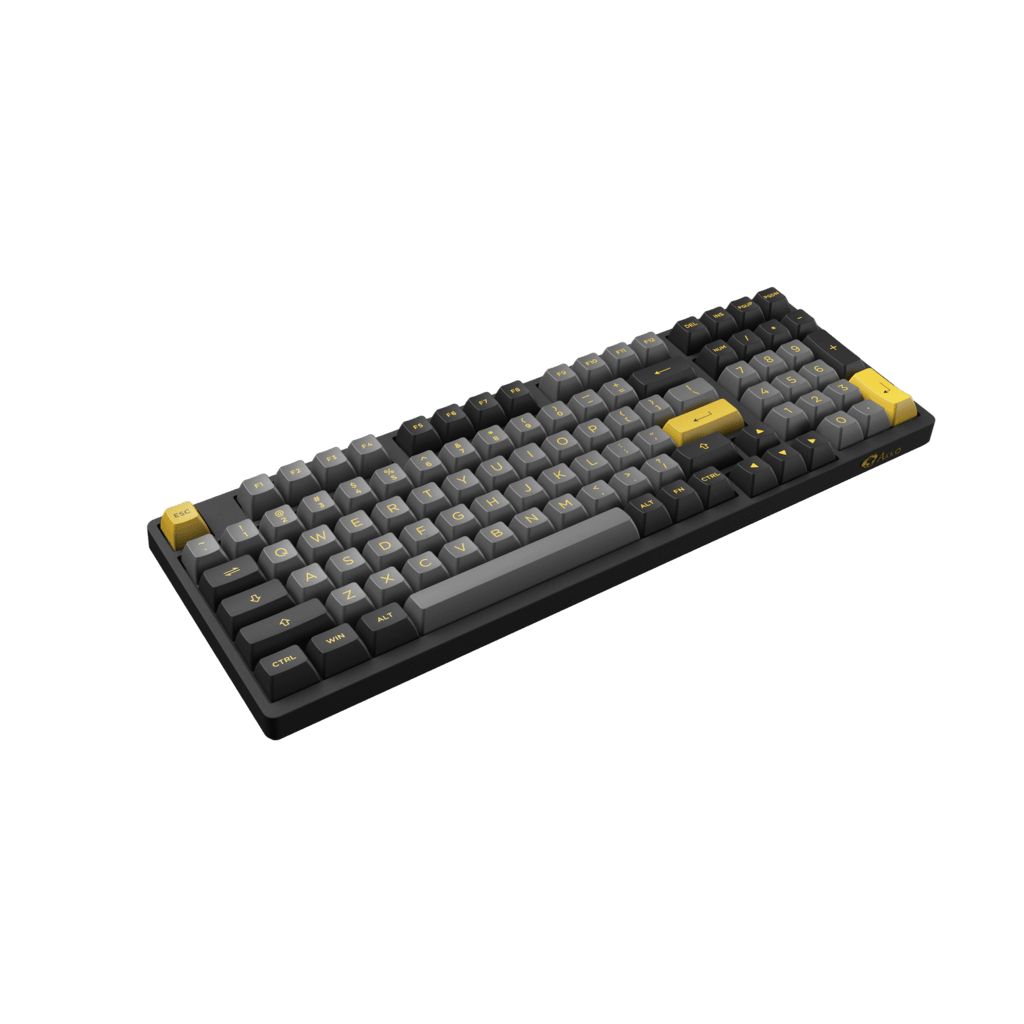 AKKO BLACK & GOLD 3098B MECHANICAL KEYBOARD (AKKO SWITCH JELLY PINK) - DataBlitz