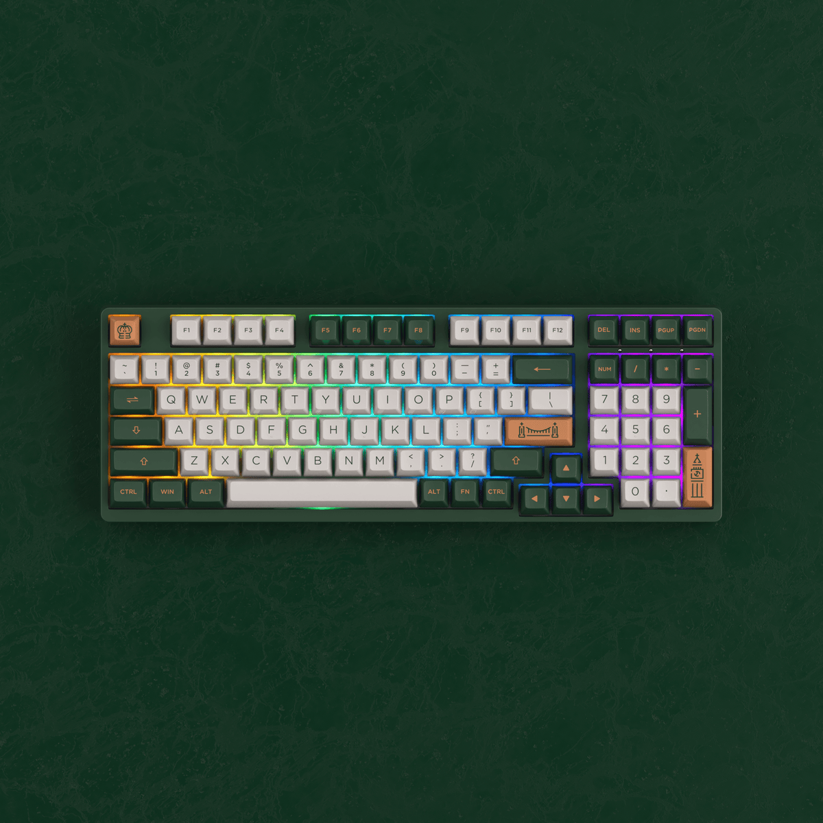 AKKO World Tour London 3098S Hotswappable RGB Mechanical Keyboard (Akko CS Silver) - DataBlitz