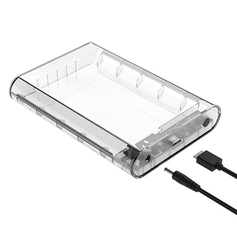 Orico 3.5 Inch USB 3.0 External Hard Drive Enclosure (Transparent) (3139U3/C3) - DataBlitz