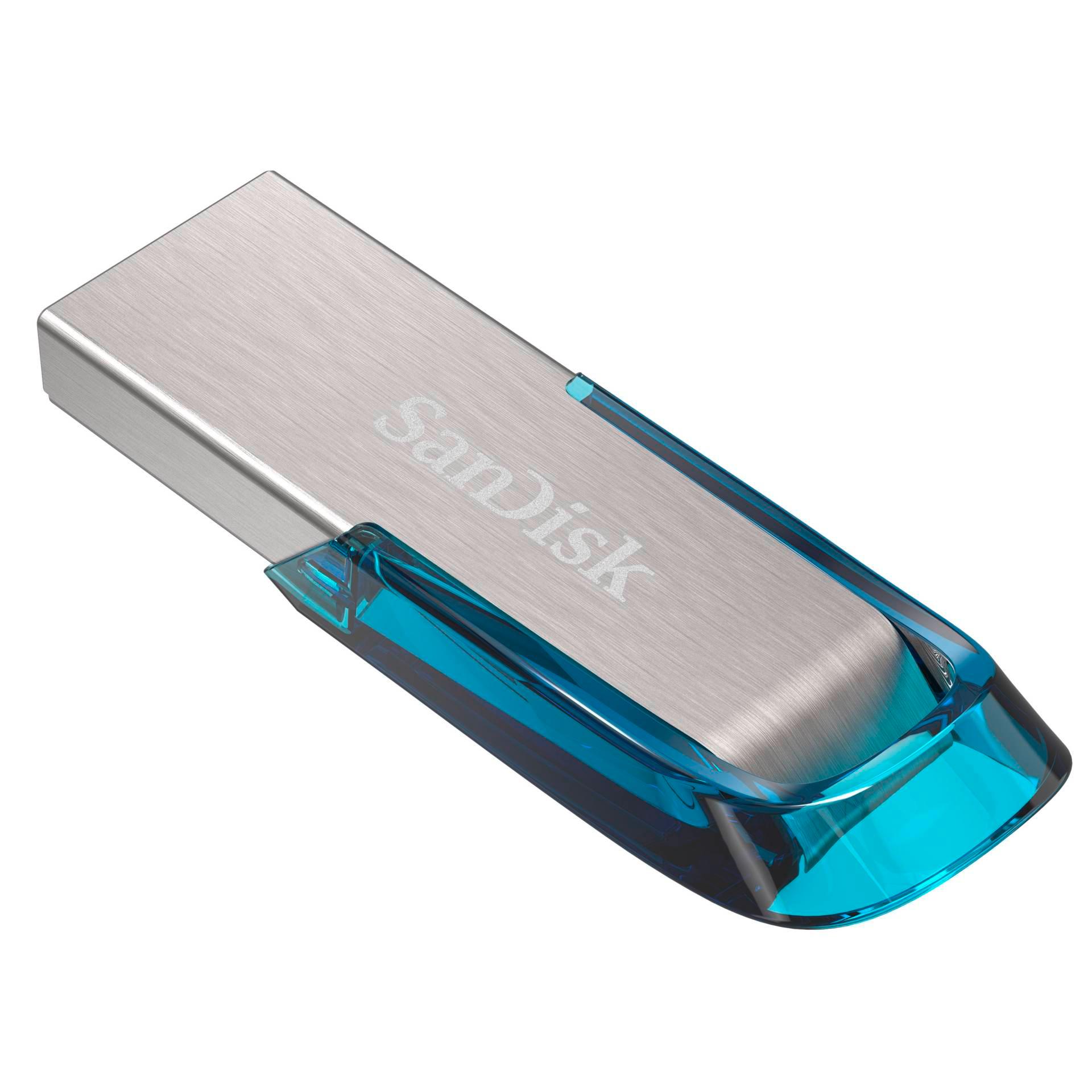 SANDISK ULTRA FLAIR USB 3.0 FLASH DRIVE 64GB (BLUE) - DataBlitz