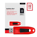 Sandisk Ultra USB 3.0 Flash Drive 32gb (Black/Red) - DataBlitz