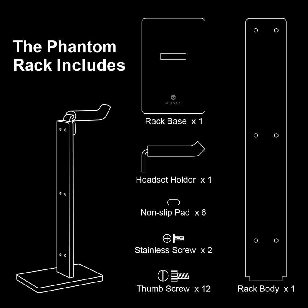 SKULL & CO. PHANTOM RACK FOR CONTROLLERS & GAMING ACCESSORIES (ST-RK-TR) - DataBlitz