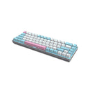E-YOOSO Z-686 Single Light 68 Keys Hot Swappable Mechanical Keyboard White/Blue (Blue Switch) - DataBlitz