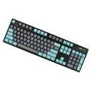 104 Doubleshot OEM PBT Keycaps (Cyan Gray) - DataBlitz