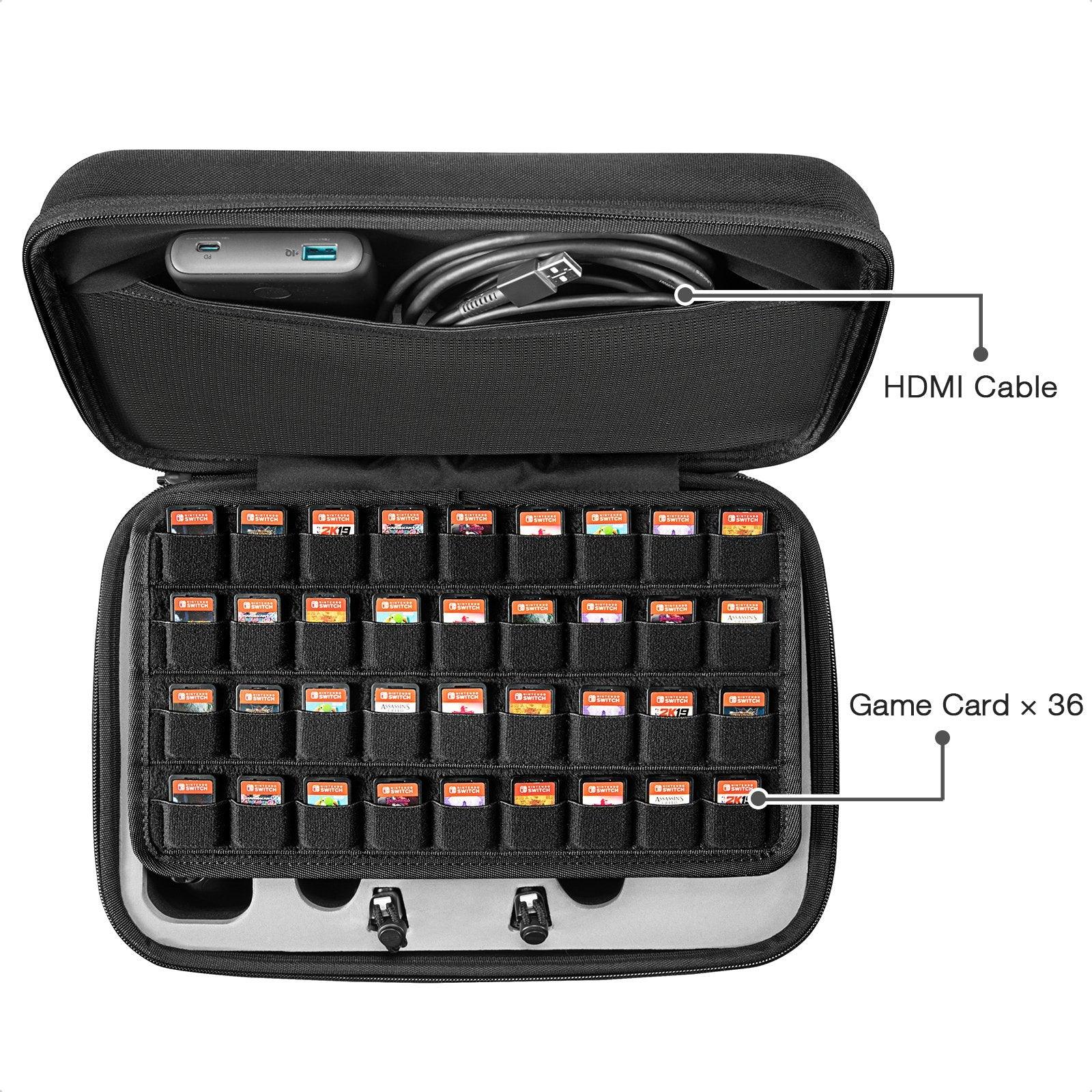 TOMTOC NSW STORAGE CASE FOR NINTENDO SWITCH (BLACK) (A05-6D01) - DataBlitz