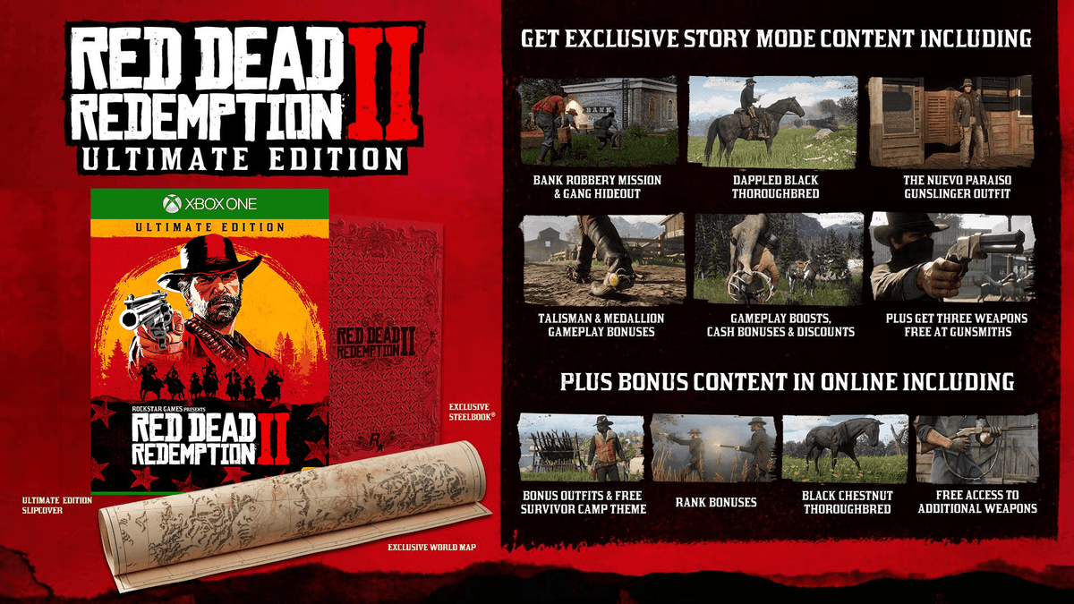 XBOXONE RED DEAD REDEMPTION 2 ULTIMATE EDITION (ASIAN) - DataBlitz