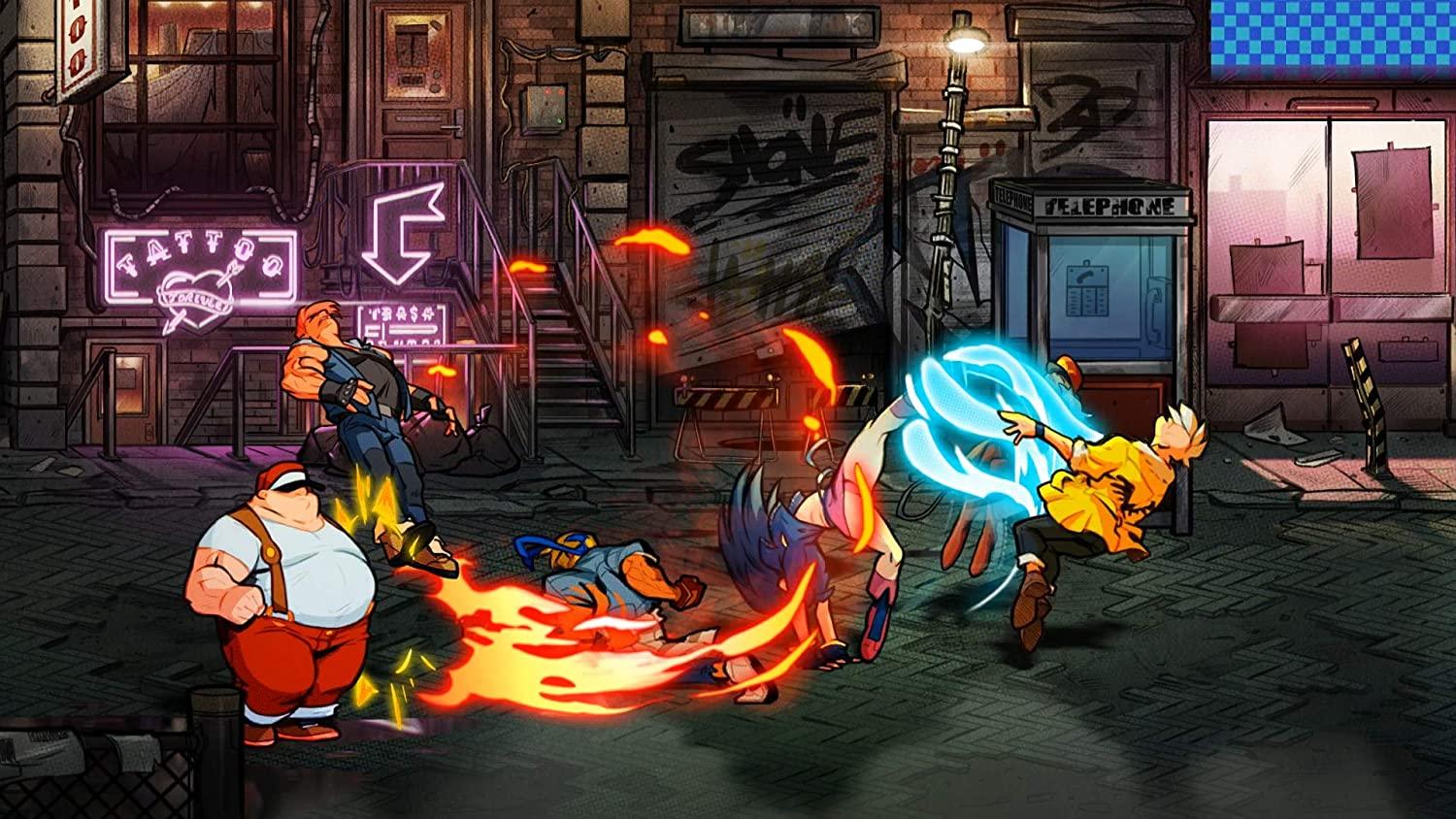 PS4 STREETS OF RAGE 4 (INCLUDES ART BOOKLET & KEYRING) ALL (ENG/FR) - DataBlitz
