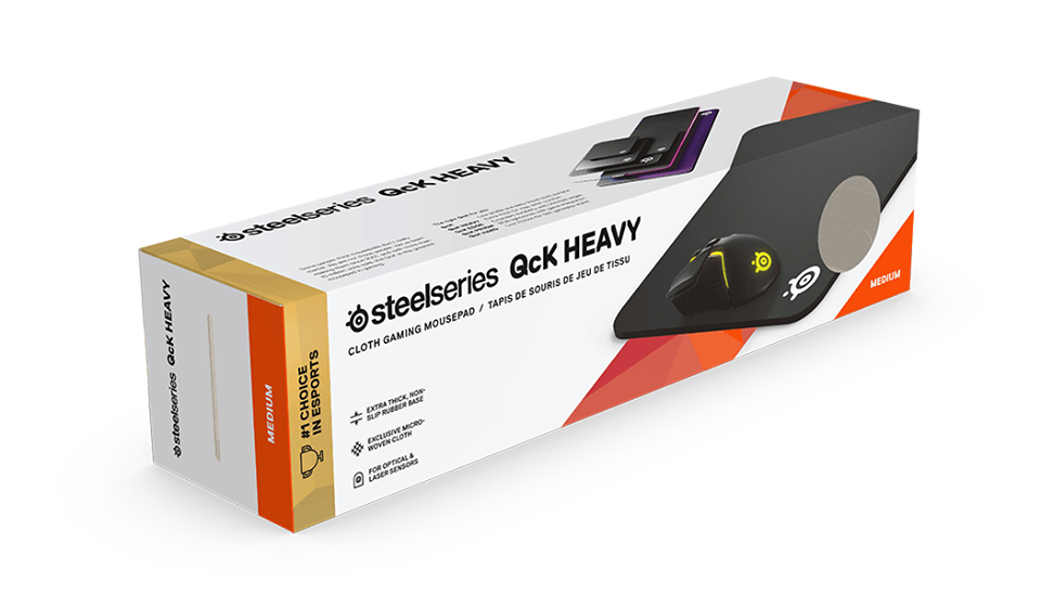 STEELSERIES QCK HEAVY CLOTH GAMING MOUSEPAD (M) (PN63827) - DataBlitz