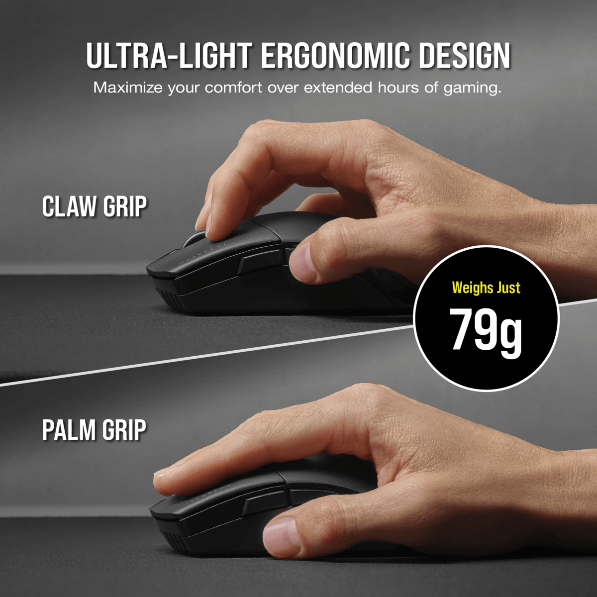 CORSAIR SABRE RGB PRO WIRELESS CHAMPION SERIES ULTRA-LIGHTWEIGHT GAMING MOUSE (BLACK) - DataBlitz