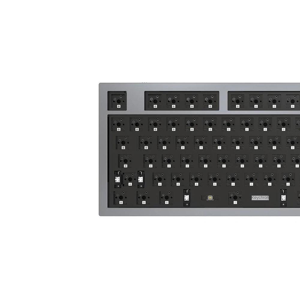 Keychron Q3 QMK Custom Mechanical Barebone Wired Keyboard (Silver Grey) (Q3A2) - DataBlitz