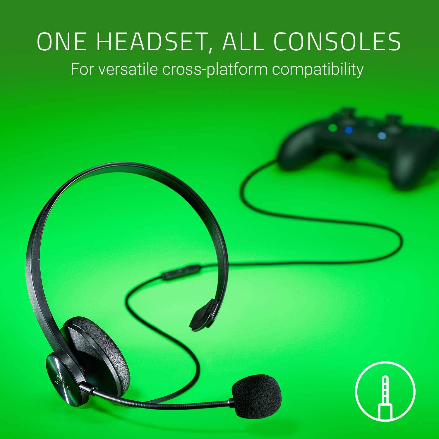 RAZER TETRA CONSOLE CHAT HEADSET 3.5 MM ANALOG MONO - DataBlitz