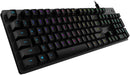 LOGITECH G512 CARBON RGB MECHANICAL GAMING KEYBOARD (GX RED LINEAR) - DataBlitz