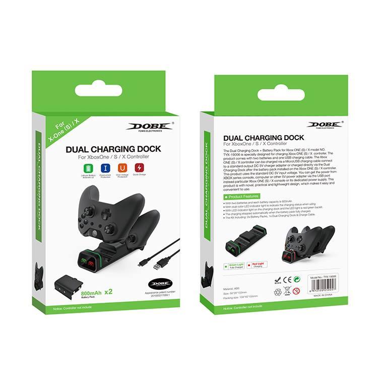 DOBE XBOX ONE DUAL CHARGING DOCK FOR XB1/ S / X CONTROLLER (TYX-19006) - DataBlitz