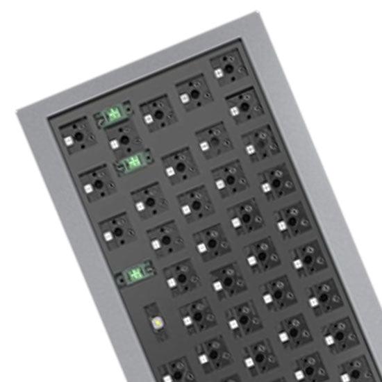 Keychron Q2 QMK Custom Mechanical Barebone Knob Keyboard (Silver Grey) (Q2b2) - DataBlitz