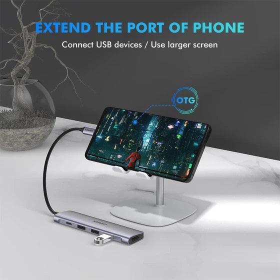 UGREEN USB-C 5-IN-1 MULTIFUNCTIONAL ADAPTER (CM136/50209) - DataBlitz