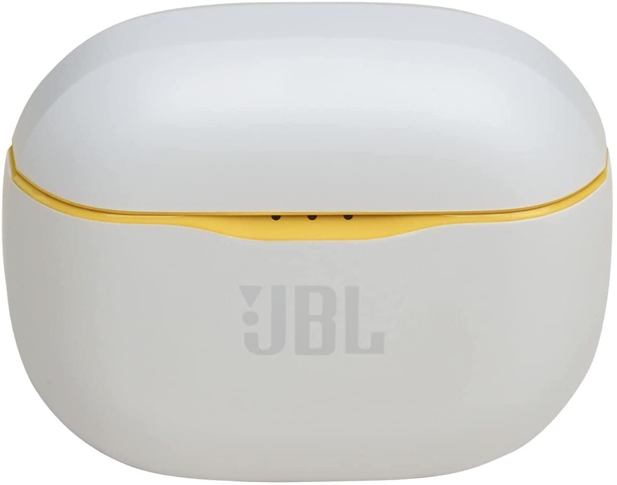 JBL TUNE 120TWS TRUE WIRELESS IN-EAR HEADPHONES (WHITE/YELLOW) - DataBlitz