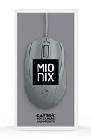 Mionix Castor Shark Fin Optical Gaming Mouse (Gray) - DataBlitz