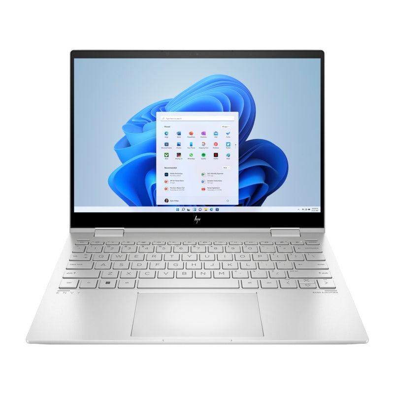 HP Envy X360 13-BF0046TU 2-IN-1 Laptop (Natural Silver) | 13.3” | i7-1250U | 16 GB DDR4 | 512 GB SSD | Iris® Xe Graphics | Windows 11 | MS Office H&S 2021 | Stylus Pen | HP Prelude 15.6” Topload Bag - DataBlitz