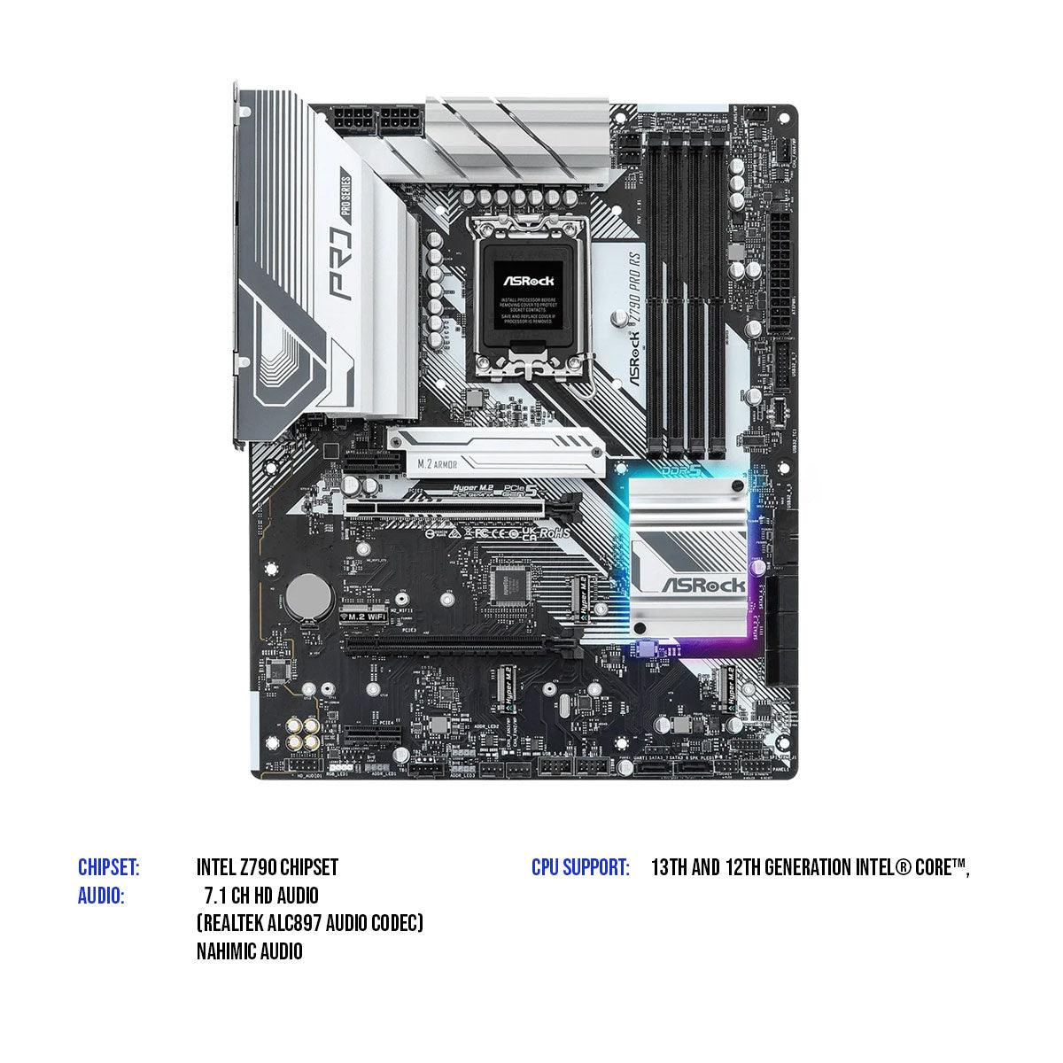 Asrock Z790 Pro RS WiFi Motherboard - DataBlitz