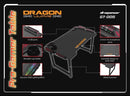 DRAGONWAR LED GAMING TABLE GT-005 (BLACK) - DataBlitz