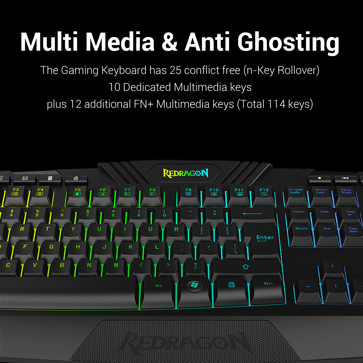REDRAGON GAMING ESSENTIALS KEYBOARD & MOUSE 2 IN 1 SET (S101-3) - DataBlitz