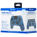 SNAKEBYTE PS4 GAMEPAD 4 S WIRELESS CAMOUFLAGE BLUE FOR (PS4/SLIM/PRO) - DataBlitz