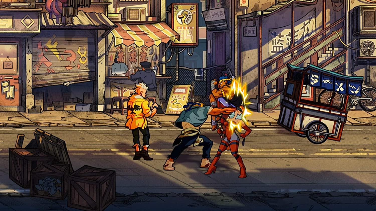 PS4 STREETS OF RAGE 4 (INCLUDES ART BOOKLET & KEYRING) ALL (ENG/FR) - DataBlitz